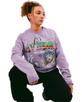 Long Sleeve Purple Vintage Wash Tee