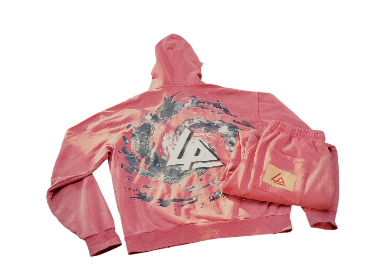 Sudadera con capucha Cosmos - Gris jaspeado